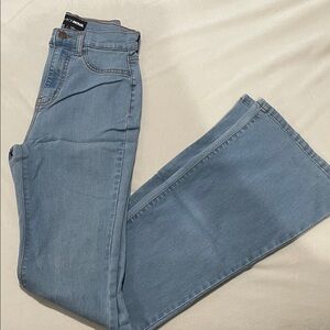 Fashion Nova Light Blue Flare Jeans